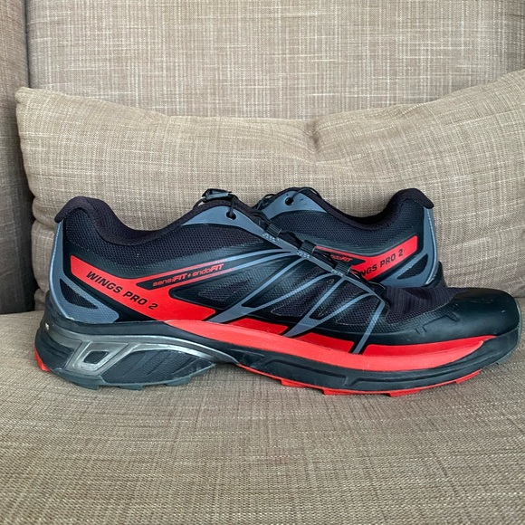Salomon Shoes Salomon Wings Pro 2 Trail Running Shoes With Ortholite Insoles Mens Size 3